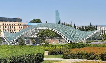 Ponte della Pace a Tbilisi (Georgia)