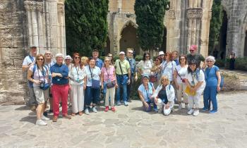 Foto di gruppo al Monastero di Bellapais